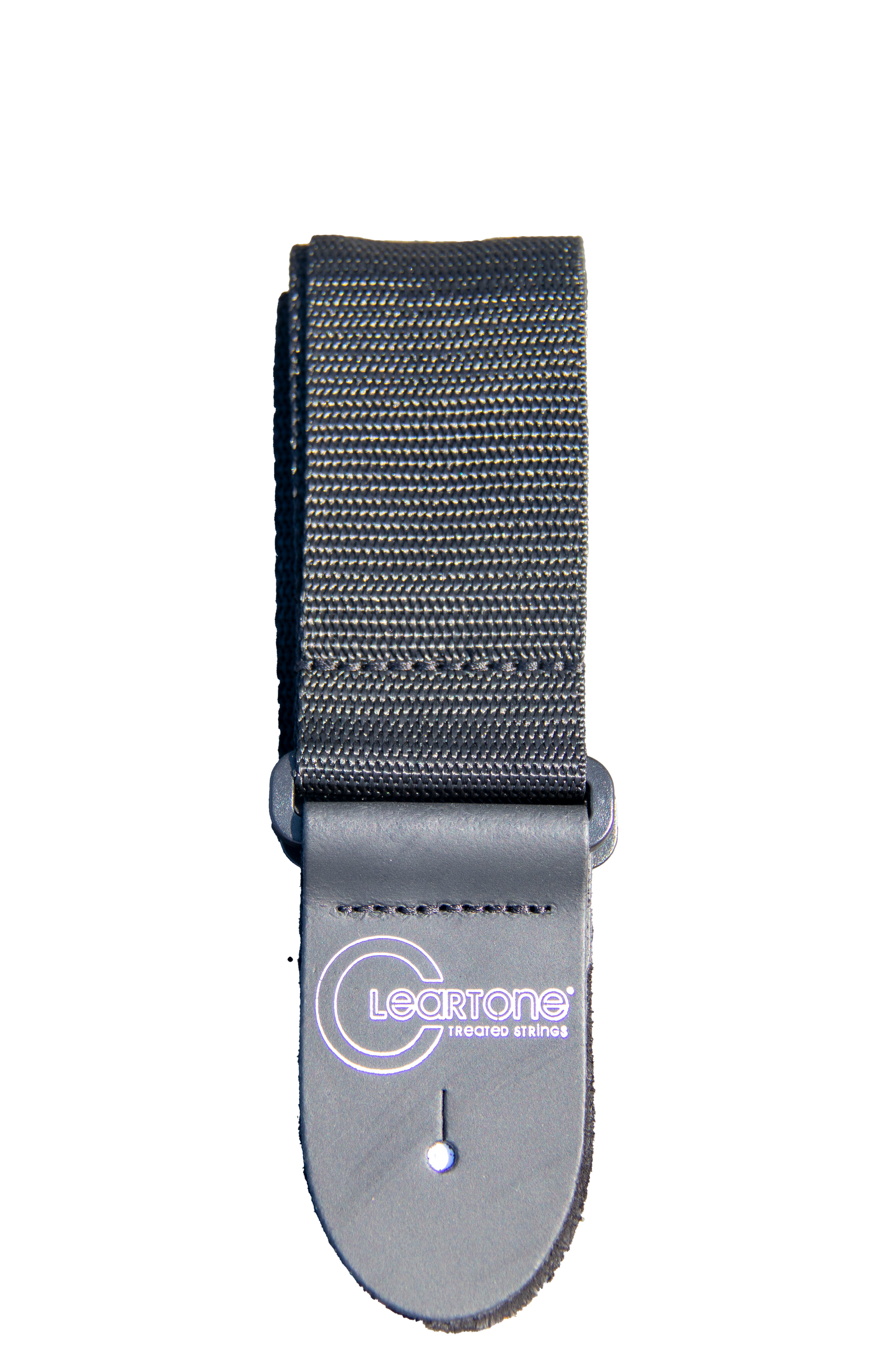 Polyweb Black Guitar Strap (Available in Black or White Cleartone Logo) - Cleartone Strings