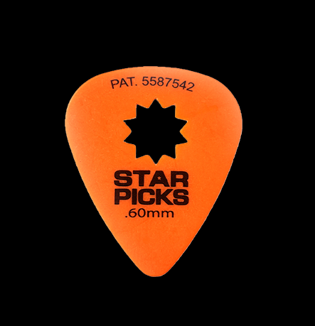Everly Star Pick Plettro Chitarra Spessore 0.73 mm Giallo Shape Everly Star Pick Plettro Chitarra Spessore 0.73 mm Giallo Shape
