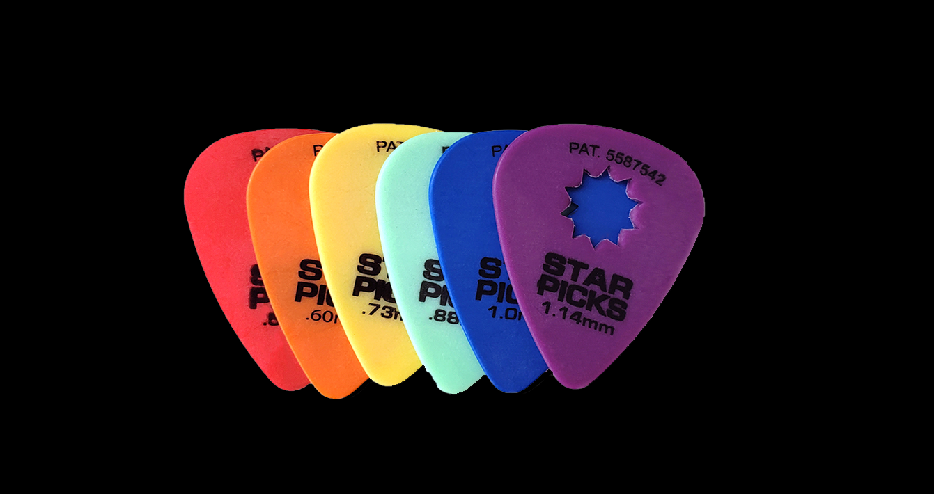 15-Piece Guitar Picks  Sampler Pack - Jamstik